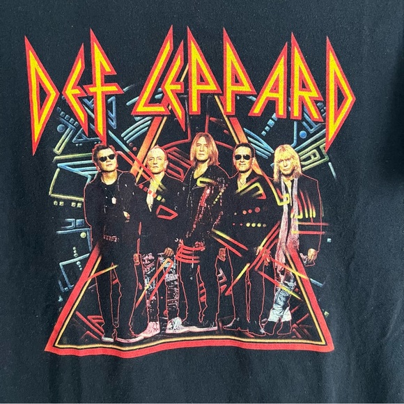 Def Leppard 2019 Concert T-Shirt Size Medium - Picture 2 of 6